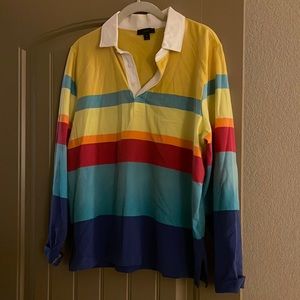 j.crew ladies rugby shirt. size XL. like new. worn once.